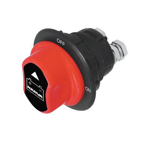 Narva ROTARY BATTERY MASTER / ISOLATOR SWITCH WITH REMOVEABLE KEYED KNOB (CO