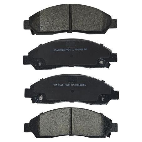 RDA GP MAX LOW METALLIC BRAKE PAD SET HOLDEN ISUZU D-MAX RDB1468