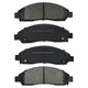 RDA GP MAX LOW METALLIC BRAKE PAD SET HOLDEN ISUZU D-MAX RDB1468