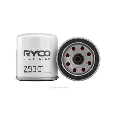 RYCO OIL FILTER - HOLDEN BARINA (SPARK) Z930