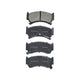 RDA GP MAX LOW METALLIC BRAKE PAD SET NISSAN RDB1302