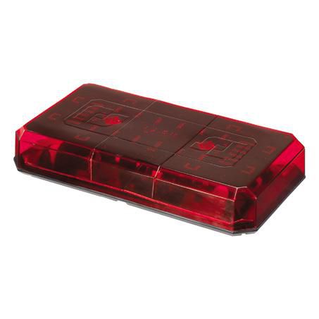 Hella LED Light Bar Red 24V Permanent Mount 454201R24V
