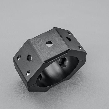 Stedi Hex Tube Brackets 60mm-66mm Diameter Aluminium BRK-6066-TBE