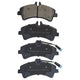 RDA GP MAX LOW METALLIC BRAKE PAD SET MERCEDES-BENZ VOLKSWAGEN RDB2144