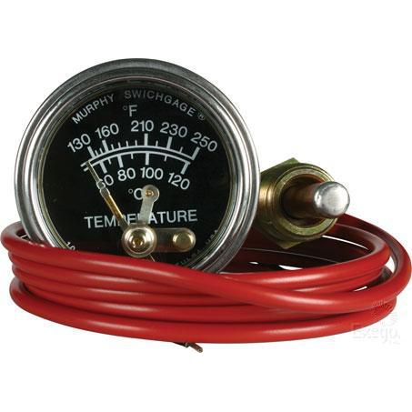 Murphy Mechanical Temperature Switch Gauge 60 - 120°C 091020T1206