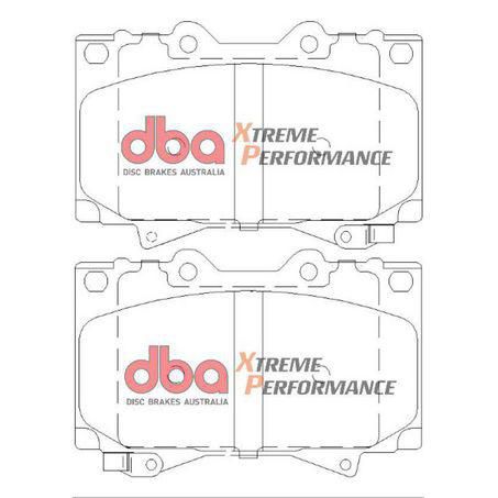 XP FRONT DISC BRAKE PADS - TOYOTA LAND CRUISER HDJ10# 00-05