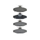 RDA BRAKES RDA GP Max General Purpose Low Metallic Brake Pad Set RDB1338