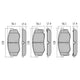 RDA PHANTOM CERAMIC BRAKE PAD SET HYUNDAI KIA SPORTAGE RDC2169