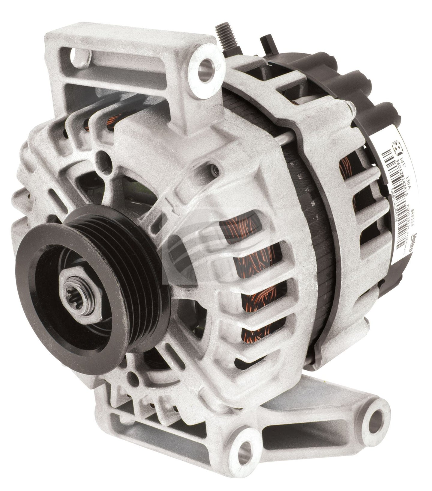 VALEO ALTERNATOR 14V 130A CAPTIVA 2.4L LE9 2012-14 6PV PULLEY PAD MOUNT