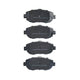 RDA GP MAX LOW METALLIC BRAKE PAD SET LEXUS TOYOTA RDB1395