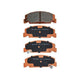 RDA BRAKES RDA GP Max General Purpose Low Metallic Brake Pad Set RDB390