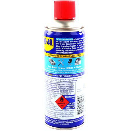 WD40 CHEMICALS WD40 Multi Purpose Lubricant Low Odour 300g WD61176