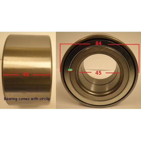 SAS AUTO PARTS MAZDA CX 0609 FRONT WHEEL BEARING WB309