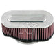 K&N Air Filter Flame Arrestor - Oval Flange Oval Tapered 59-5020