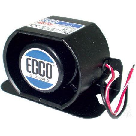 ECCO Back Up Alarm 12 or 24V 82-107Db Self Adjusting ACX5144
