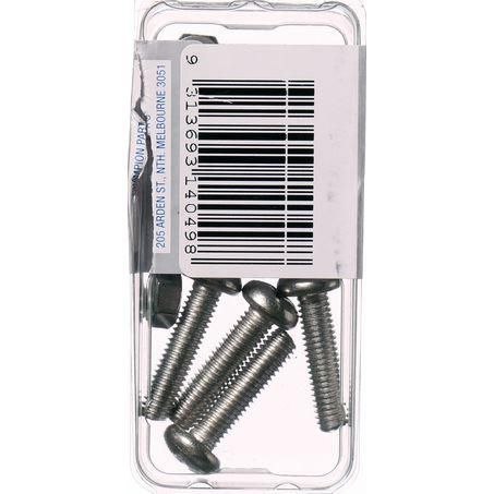 CHAMPION AUTO PARTS Champion Pan Head Screw & Nut Pack M6 x 25 CSP19