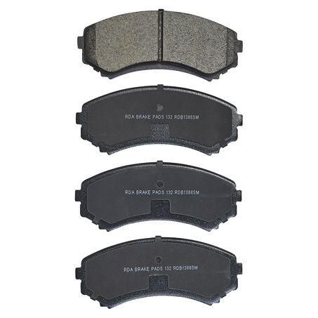 RDA GP MAX LOW METALLIC BRAKE PAD SET FORD MAZDA MITSUBISHI RDB1388