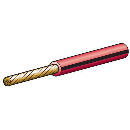 Narva 4mm Single Core Automotive Cable Red With Black Trace (NZ Ref.152)