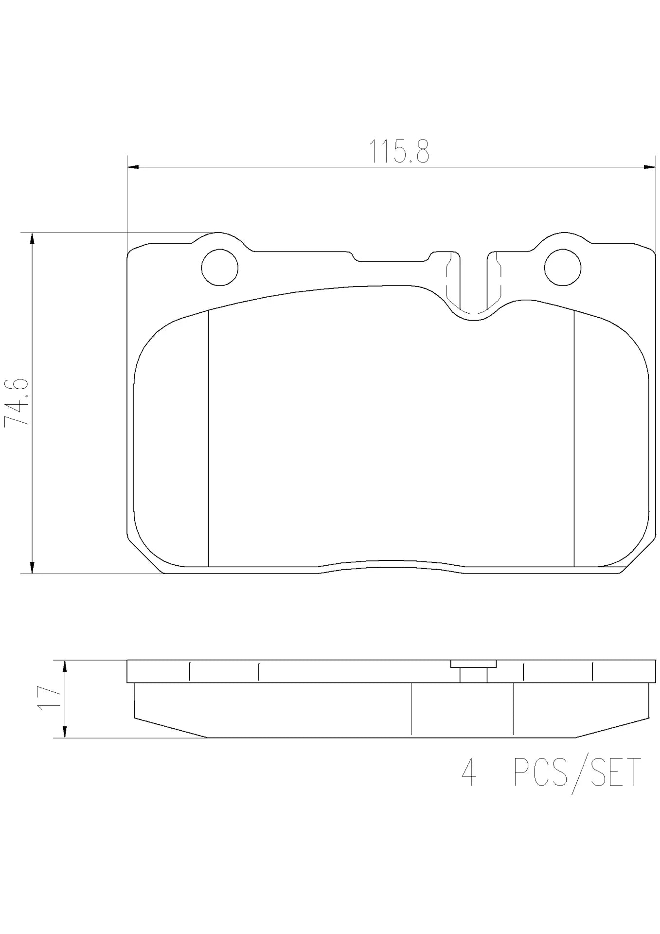 BREMBO NAO BRAKE PAD SET CEREMIC LEXUS LS400 93> - P83039N
