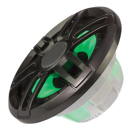 FUSION ELECTRONICS FUSION 7.7 RGB LIGHTING SPEAKERS 240W PAIR XS SERIES CLASSIC WHITE/GREY 010-02197-20