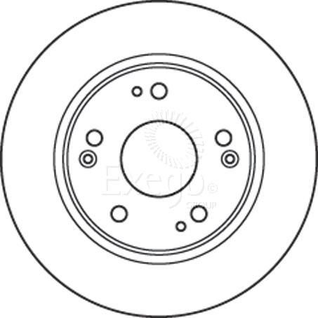 TRW Disc Brake Rotor 260mm x 8 Min