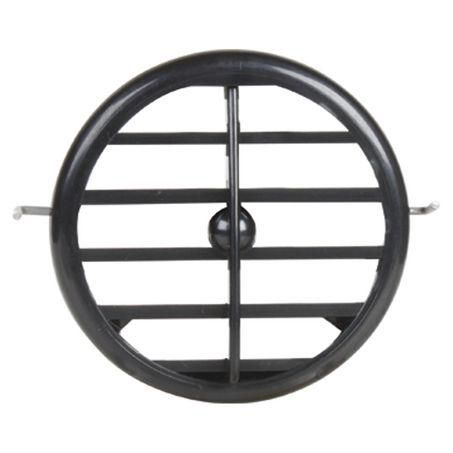 REDDOT CORPORATION Louvre Round Black Plastic LVX031
