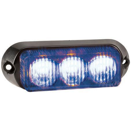 Narva LED Beacon / Strobe Blue 12V Permanent Mount
