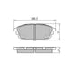 RDA PHANTOM CERAMIC BRAKE PAD SET FORD MAZDA RDC1359