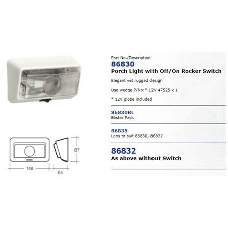 Narva Replacement Lens Suit 86830 86835