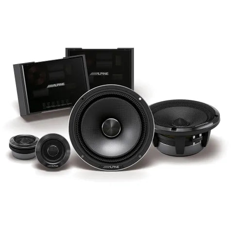 Alpine Status Series 6.5" 2-Way Component Speaker | 100W RMS Hi-Res Audio