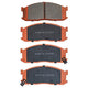 RDA BRAKES RDA GP Max General Purpose Low Metallic Brake Pad Set RDB1190