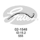Gates Moulded Heater Hose 02-1548