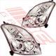 Suzuki HEADLAMP - SET - L&R - CHROME - PROJECTOR - SUZUKI SWIFT 2005