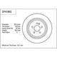 TRW Disc Brake Rotor 331.5mm x 12.3 Min