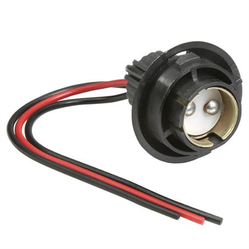 Globe Holder BA15d Push Lock Pre Wired - 1 Pce 49836BL