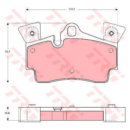 TRW Brake Pad Set