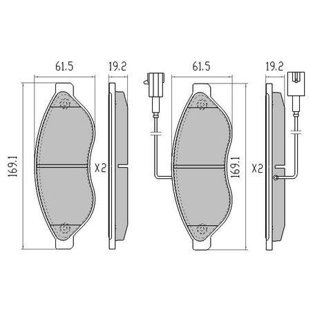 RDA Brakes Extreme Heavy Duty Brake Pad Set RDX2077SM