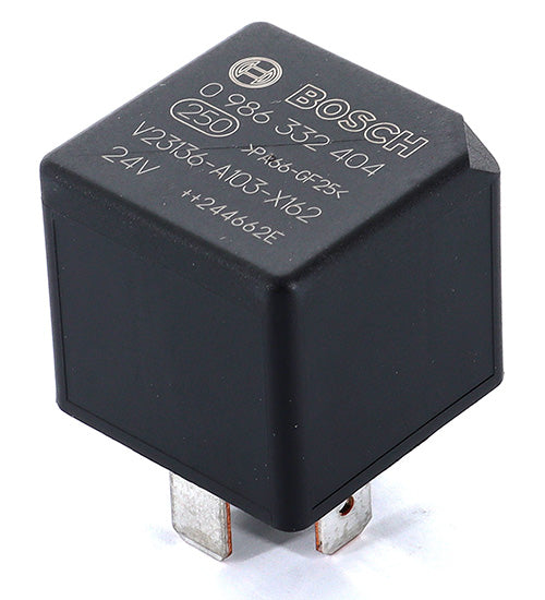 24V BOSCH 5PIN RELAY CHANGE OVER 10/20W RESISTOR PROTECTED - 0986332404