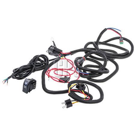 Great Whites 12V 24V Multivolt Driving Light Wiring Harness Plug and Play H4 Adaptor GWA0015