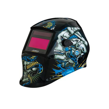 Cigweld Arcmaster Welding Helmet XC30 CYBERSKULL GRAPHIC WHAMXC230