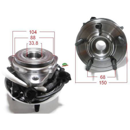 SAS AUTO PARTS SAS Wheel Hub HA5008