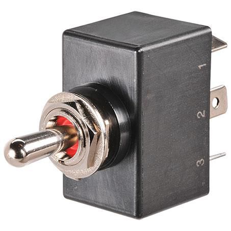 Narva WATERPROOF HEAVY DUTY TOGGLE SWITCH DPDT (CONTACTS RATED 25A @ 12V)