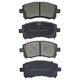 RDA GP MAX LOW METALLIC BRAKE PAD SET SUBARU RDB1342