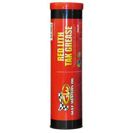 Gulf Western Red Lith Tak Lithium Grease 40450