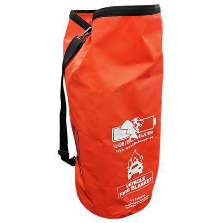 LION FIRE SOLUTION Li-Ion Electric Vehicle Fire Blanket 6m x 8m EV60X80