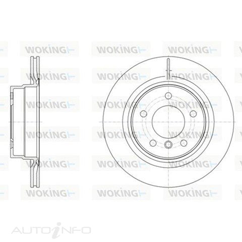WOKING BRAKE DISC REAR BMW 300*20*18.4* - D61495.10