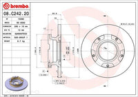 D/ROTOR RR FORD TRAN 12> 288*16*13 SOL 5STUD 96id 68.9 - 08.C242.20
