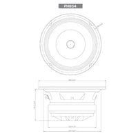 Cerwin-Vega PRO Series 6.5" Coaxial Car Speakers | 300W Peak Power with Horn Tweeter