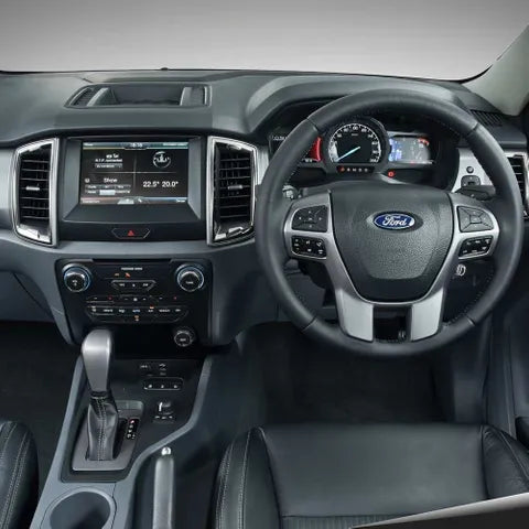 Ford Ranger PX2/PX3 Sync 3 Fitting Kit (2015-2022) | 8" Display Retention, Black Facia & Harness