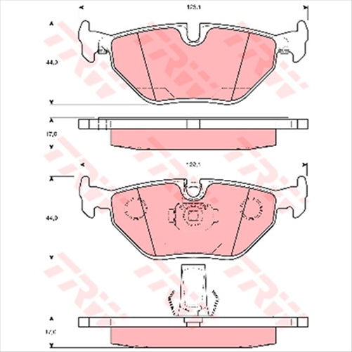 TRW Brake Pad Set (DB1334)
